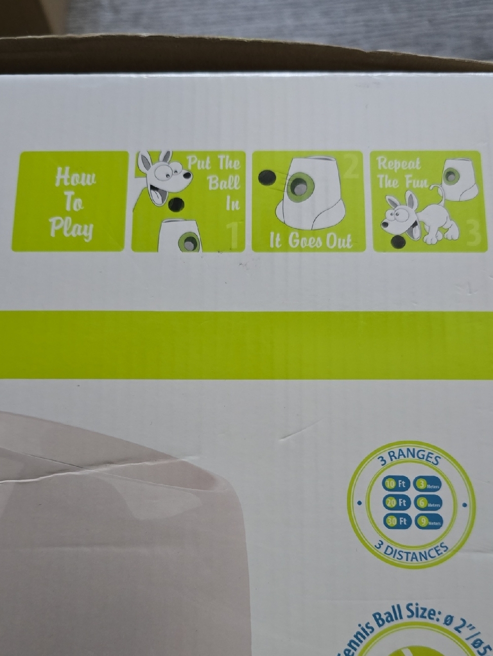 AFP All For Paws Interactive Mini Ball Launcher - White and Green - Picture 4 of 6